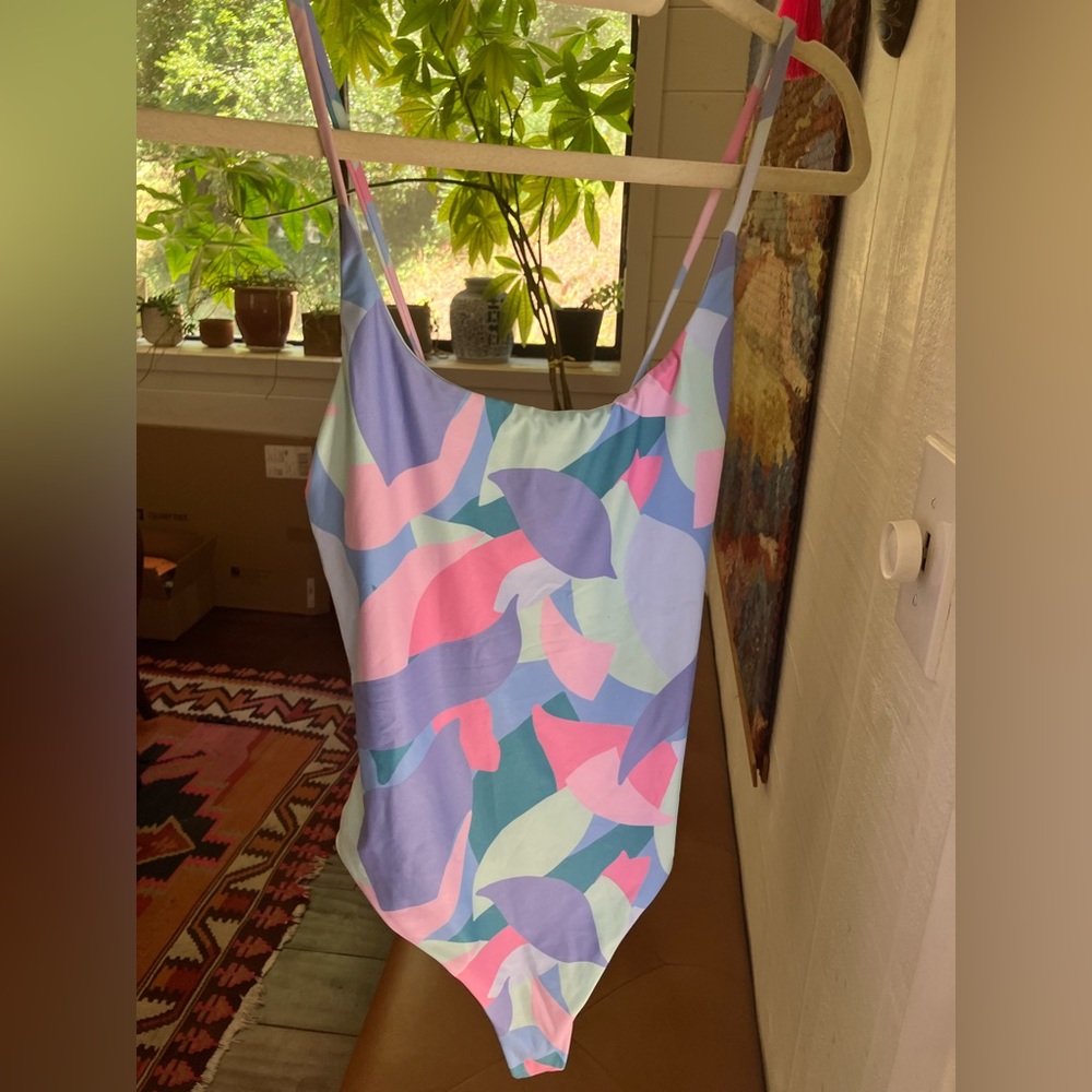 NEW Beach Riot Printed One-Piece Swimsuit